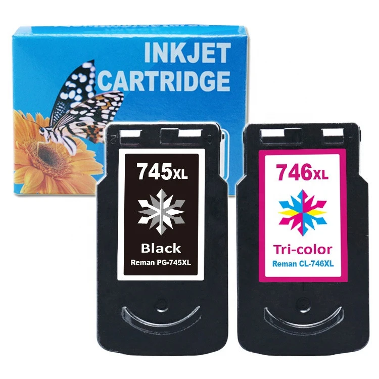 Uniplus PG 745 CL 746 XL chip reset refill ink cartridge for Canon Pixma TR4570 MG2570