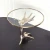 Import Unique nordic coffee table glass top hand design beside table gold base glass side tables from China