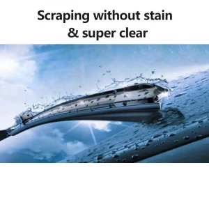 Universal silicone soft rubber windshield wiper blades
