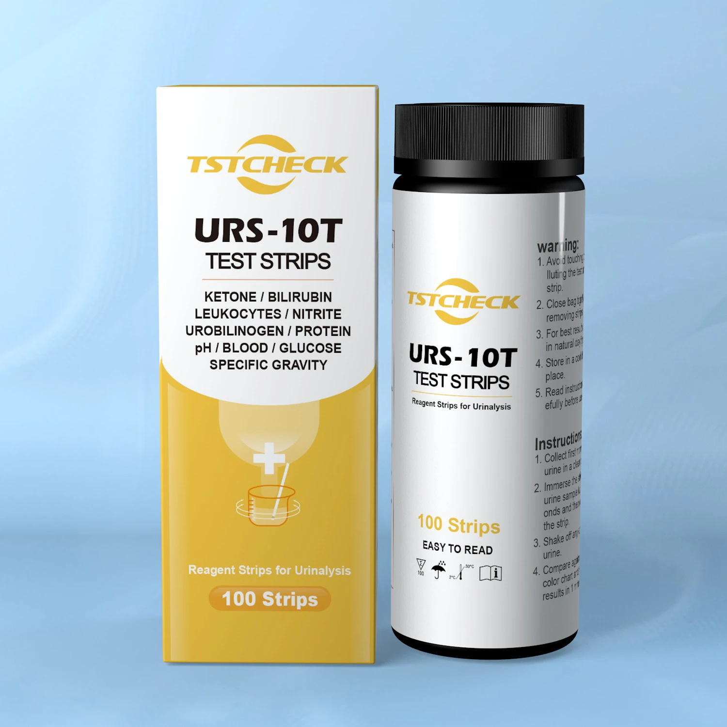 urine test strips URS-10T Urinalysis reagent strips OEM