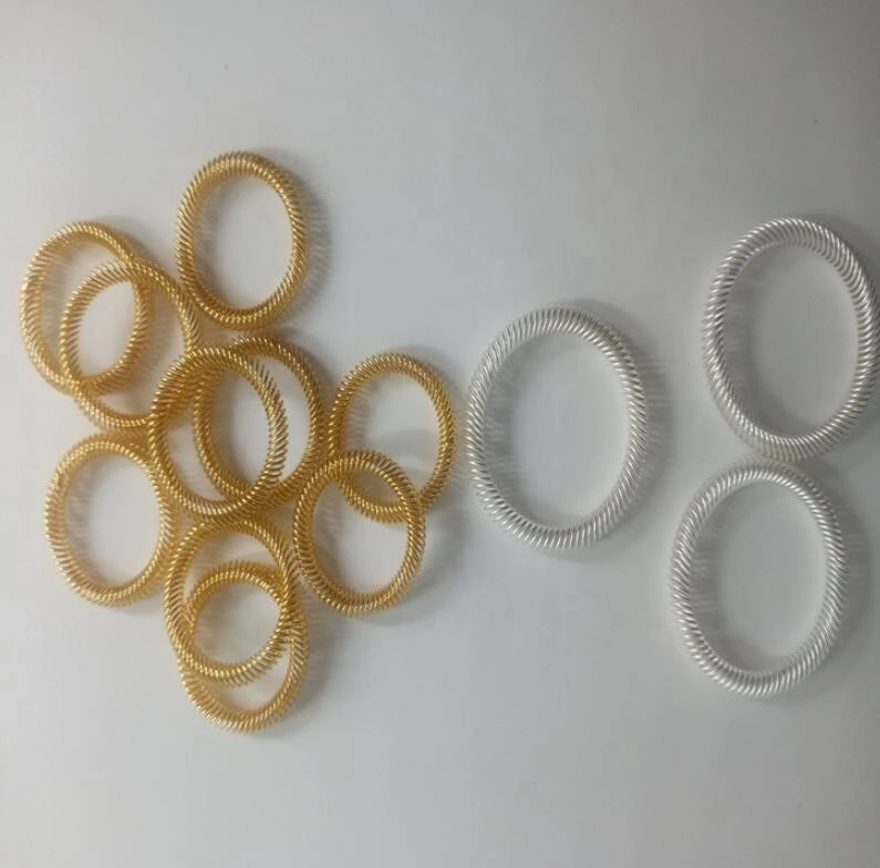 Various contact finger Canted Coil Spring , Customized springs