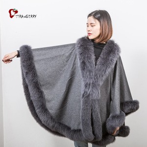 Various Styles Cashmere Cape Knitted Korean Fashion Fur Shawls