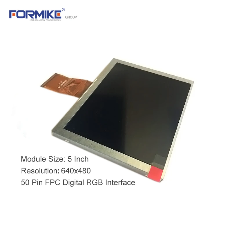 VGA LCD 5 Inch LCD Industrial Display with 640x480 TFT LCD Display Driver Board