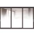 Import Vis Film 72in*100ft fog sand pattern single dual gradient glass window film from China