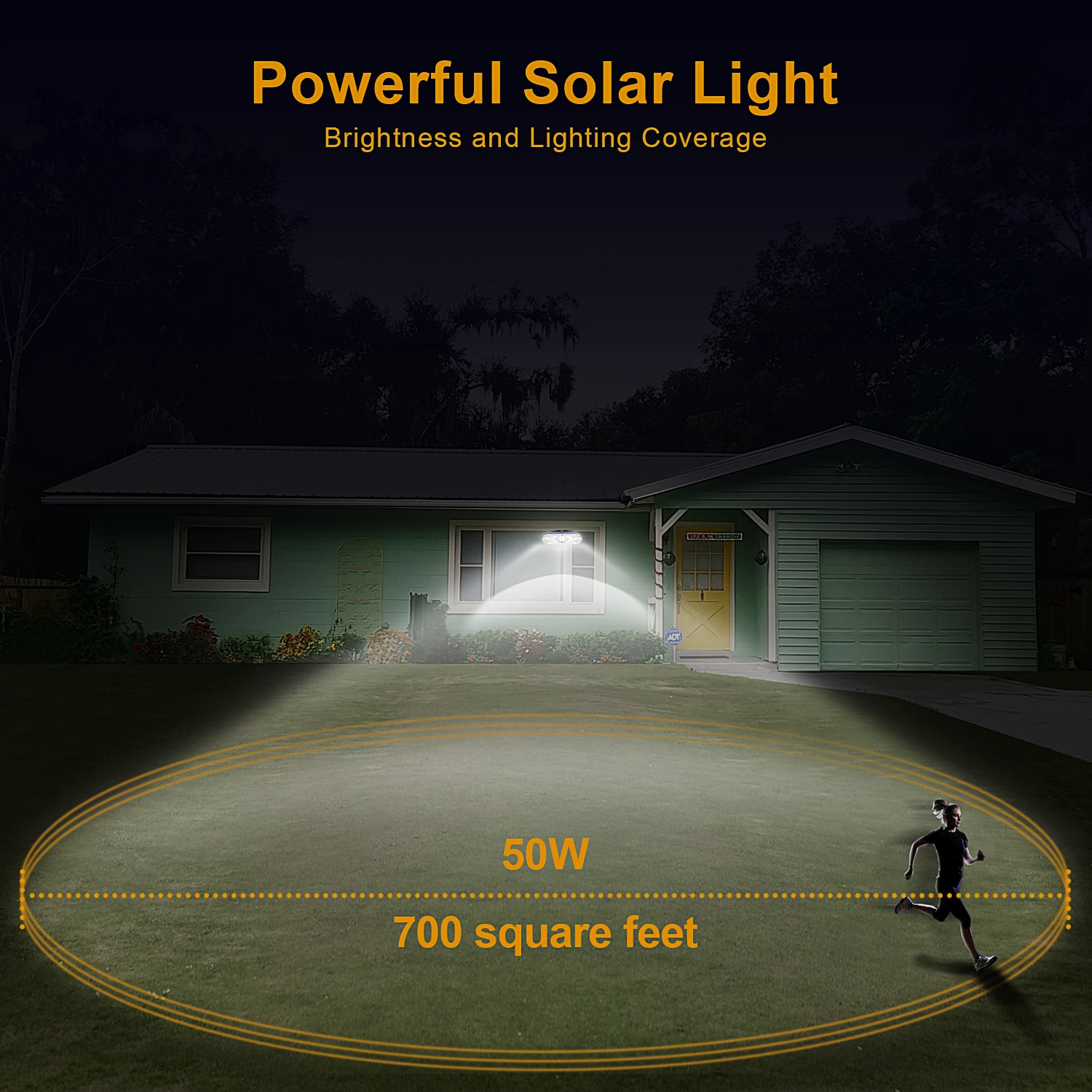 Wall Mounted Solar Night Outdoor Motion Sensor Light LED