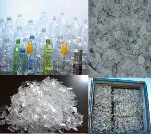 waste plastic recycling machine price for pet bottles, other plastic material