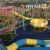 Import Water park equipment four-people super bowl slide for adults rafting from China