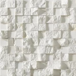 Waterjet White Carrara Marble Mosaic Fan Shaped Apulo Fish Scale Mosaic Tile Bathroom Mosaic