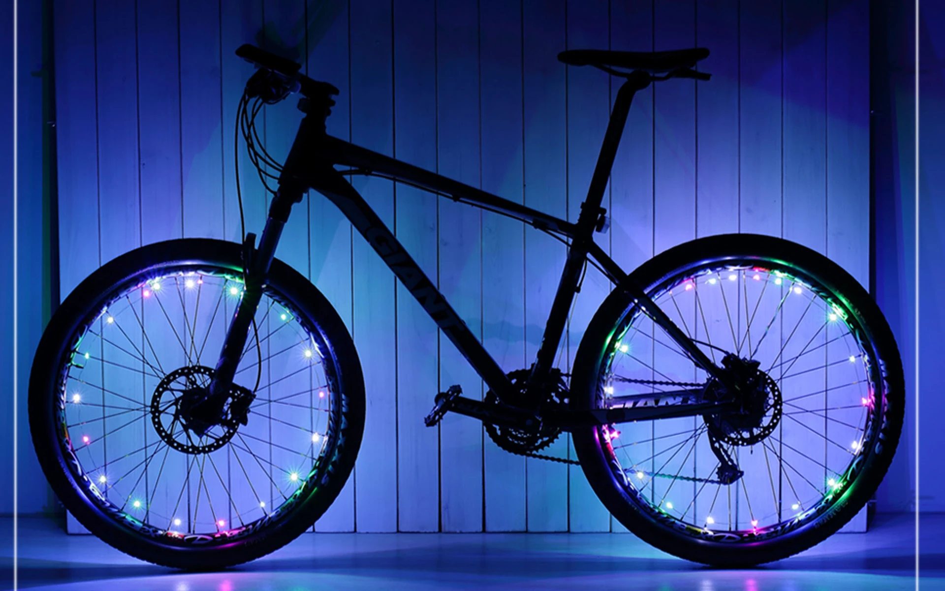 Waterproof Colorful Cycle LED Bicycle Car Spoke Light Bike Tire Accessories LED Bicycle Wheel Light