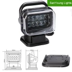 Waterproof Marine High Power Remote LED Searchlight spot beam 50W 60W