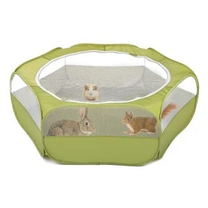 Waterproof Portable Folding Pet Carrier Tent Dog House Playpen Cage Small Pet Playpen with Zipper Cover