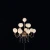 Import Wedding Iron Art Electroplated Gold Multi Head Crystal Roadlight Vertical T-Table Decorative Light from China