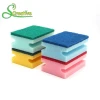 White cleaning scourer polyester scouring pad foam sponge