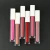 Import White cover square tube waterproof  high-end  hydrating matte vegan lip gloss from China