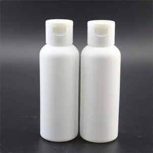 white hdpe pe plastic liquid squeeze bottles for cosmetic
