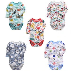 Wholesale 100% Cotton Baby Rompers Newborn Baby Clothes