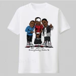Wholesale 100% cotton Everybody Eats B graphic t shirts Fashion  street wear hip hop clothing