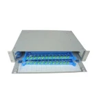 Wholesale 19" rack mount fiber distribution panel ODF 24 port SC LC connector sliding fiber optic patch panel