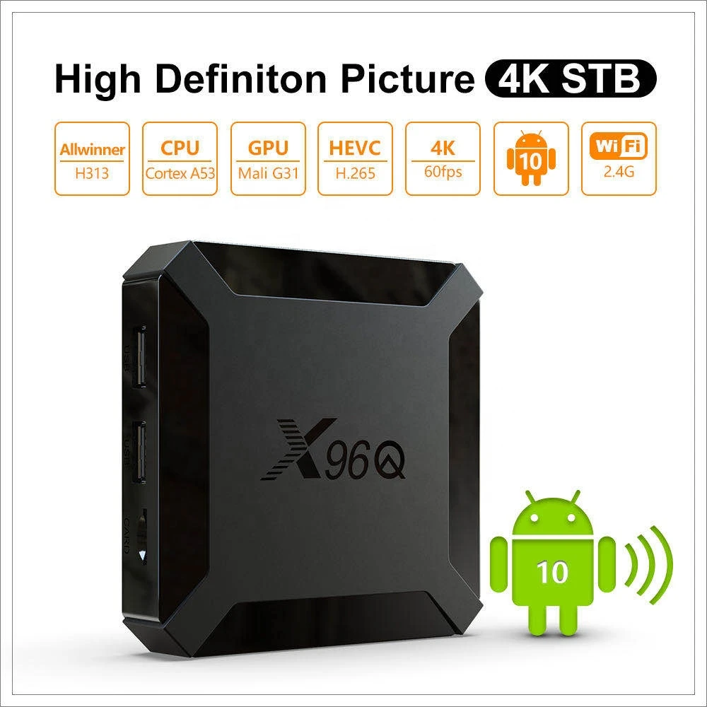 Wholesale 4gb 4k smart tv box Western Oem Wifi   Android 10.0 Tv Box Android