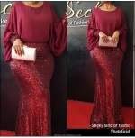 Wholesale 4XL Plus Size African Style Elegant Party Evening Long Dress For Women 91225A1