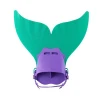 Wholesale Adult Child swim fins Adjustable Mermaid mono fins black diving fins flipper