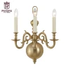 Wholesale american style 3 arms antique bronze candle simple wall lamp