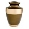 Wholesale Athens Chestnut Adult Cremation Urn Classic Elegant Brass Funeral Urn Adult Cremation Serene Funeral jar modern design