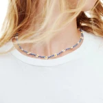 Wholesale bohemian daisy flower choker seed beads jewelry necklace set