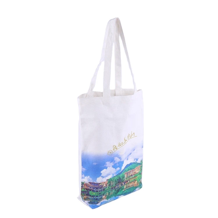 Wholesale canvas cotton tote bag custom printed