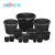 Import Wholesale cheap high quality plastic tall black flower pots round and square plant pots for tree/nursery from China
