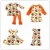 Import wholesale children boutique Halloween pumpkin bat printed short sleeve t shirt from China