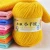 Import Wholesale Cotton blended Yarns for Baby soft Skin-friendly Middle-Thickness Yarn Hand Knitting Clothes Hat recycled Yarns from China