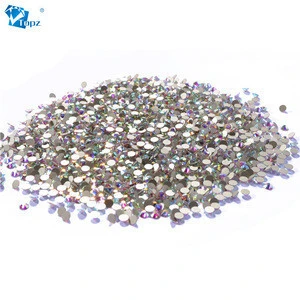 Wholesale Crystal Flat Back crystal Non Hot Fix Glass Rhinestone for Decoration
