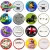 Import Wholesale custom cheap tinplate round blank button 58mm badges for print logo from China