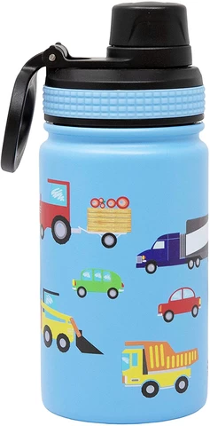 Wholesale custom kids 12oz water bottles vacuum drinking flask insulated stainless steel sport thermos