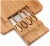 Wholesale Custom Logo Charcuterie Platter Meat Serving Tray Bamboo Cheese Cutting Board With Knife Set