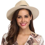 Wholesale Custom Oversized Man Woman Summer Sun Beach Panama Straw Hat