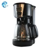 Wholesale Customer Gift High Quality Cheap Black 1.25L Home Digital Display Drip Coffee Maker
