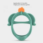 Wholesale Customized OEM baby teether Healthy silicone baby teether