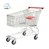 Wholesale durable convenience store shopping folding cart supermarket plastic handle foldable Shopping Trolley