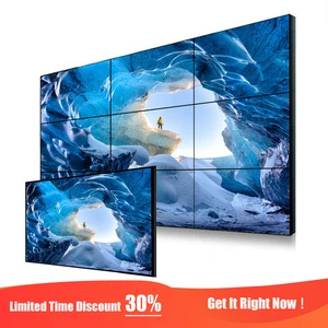 Wholesale Factory Price 65 Inch Ultra Narrow Bezel Multi Screen Videowall 4K Full HD Seamless Advertising Smart LCD Video Wall