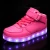 Import Wholesale Fashion New USB Charger Running Rechargeable Custom Logo Kids LED Light Up Shoes from China