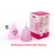 Import Wholesale Feminine Hygienic Lady Menstruation Period Collapsible FDA Free Sample Silicone Medical Menstrual Cup from China