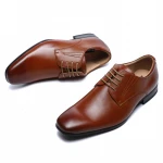 Wholesale Genuine Black Tan Low Heel Luxury Made In China Casual PU Leather Men Shoes