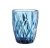 Import Wholesale glassware Colored Goblet wine glasses Water Glass Pressed Blue Glass Goblets from China
