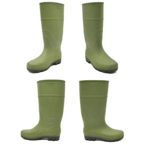 Wholesale Good Quality Knee High Safety Rubber Rain Boots