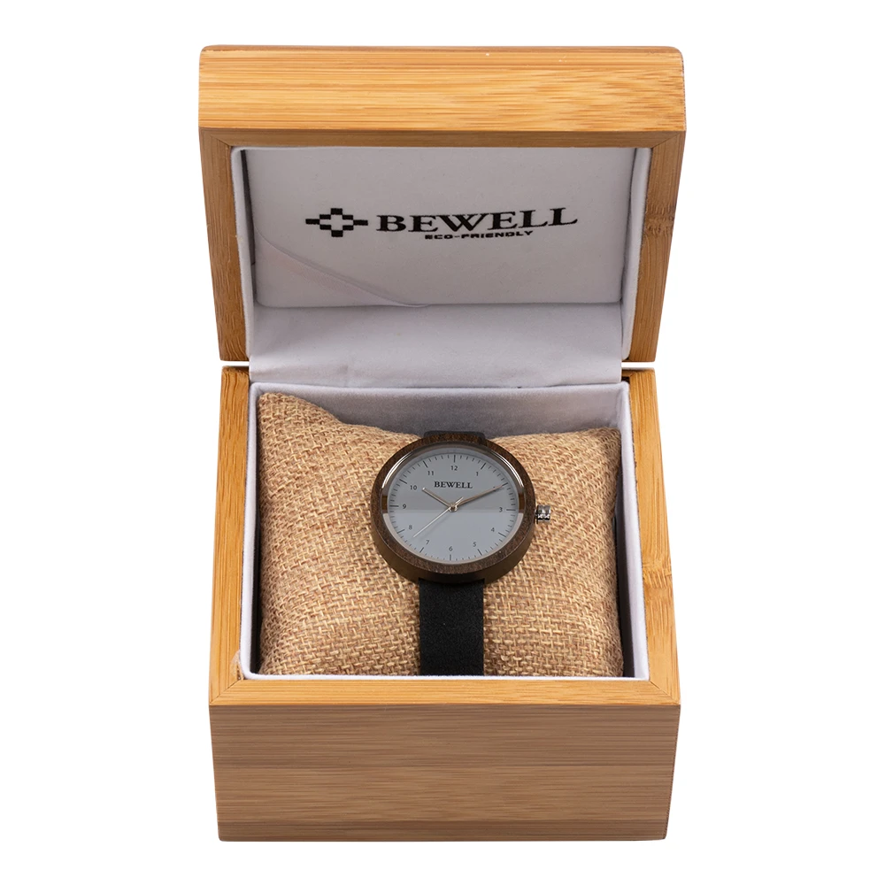 Wholesale Handcrafted Wood Original Watches With Band Custom Logo Digital Design China Factory Your Own Bamboo Wood Watch