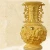 Import Wholesale higher quality art collectible metal vase 24k gold vase for home decoration from China