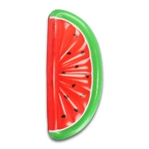 Wholesale Hot Designs Red Summer Beach Swimming Inflatable Half Watermelon Water Bed Pool Float Toy