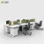 Import Wholesale Hot Sale High Quality Standard Sizes Modern 6 Person Office Workstation Furniture Desk from China
